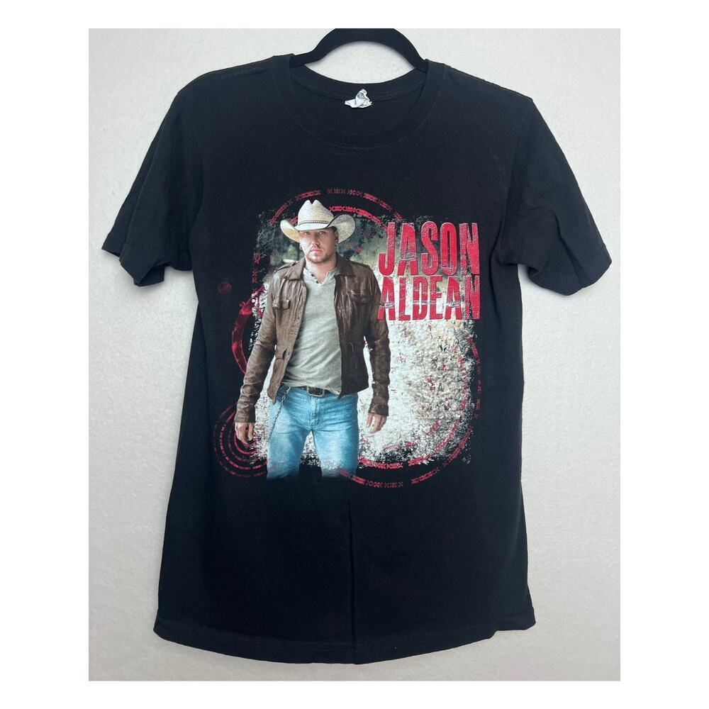 2012 Jason Aldean Concert Tour T-shirt Adult Small Black Country Music